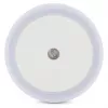 ENTAC LED nakts gaisma 0.5W apaļa silta balta ar krēslas sensoru