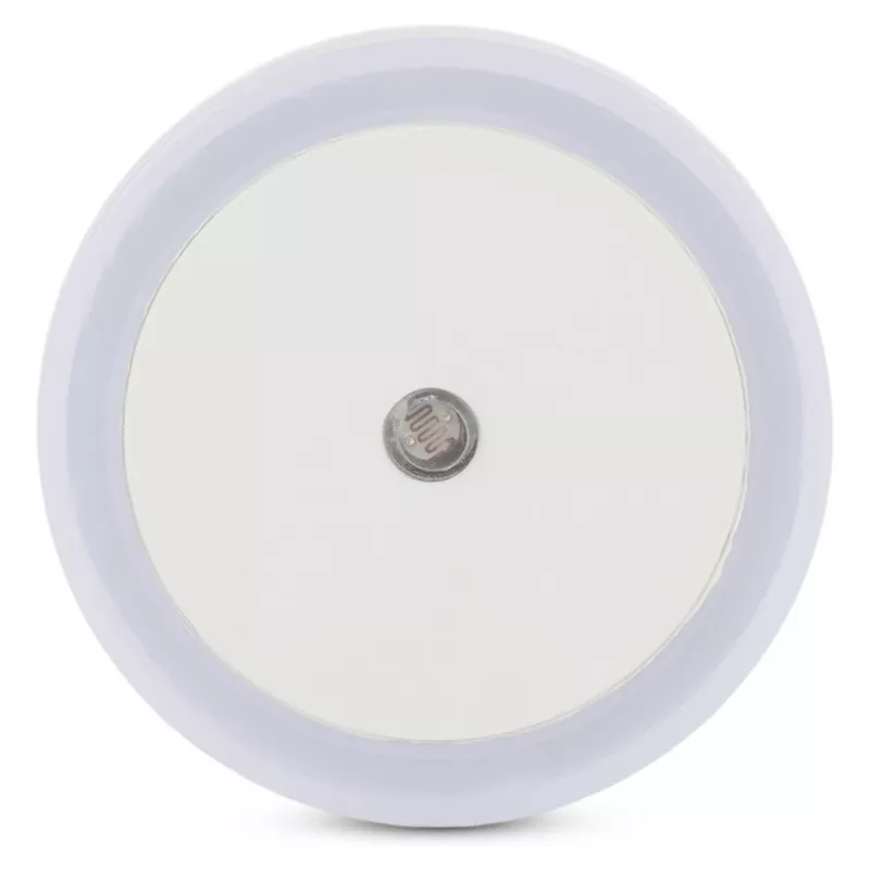 ENTAC LED nakts gaisma 0.5W apaļa silta balta ar krēslas sensoru