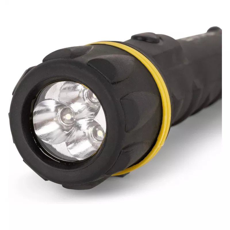 ENTAC EFL-2AA-PL LED Laternas 2xAA ABS Plastmasa Melna 30 Lumeni