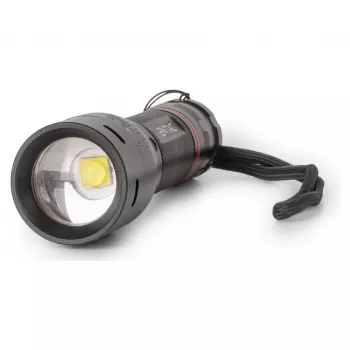 ENTAC EFL-ZOOM-5W-ALU Zoomējama LED Lāpstiņa 350 Lumeni Melna