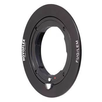 Novoflex FUG/LEM Leica M objektīva uz Fujifilm GFX kameras adapteris, melns