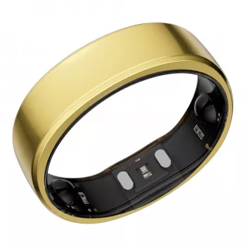 RingConn Smart Ring Gen2 - King Gold Size 7 - Sleep & Fitness Tracking Wearable - Heart Rate, SpO2, Stress Monitoring