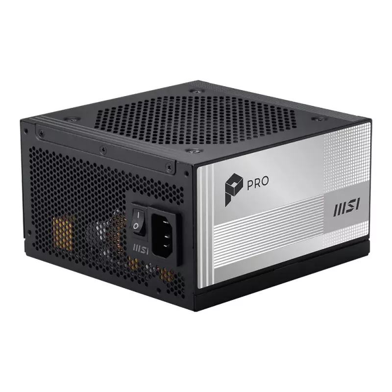 MSI PRO A1000PL PCIE5 1000W 80 PLUS Gold pilnībā modulārs ATX 3.0 barošanas bloks