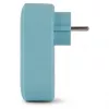 ENTAC kontaktligzdas adapteris ar 2x USB-A zils