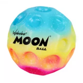 Waboba Moon Ball Gradient - Augstlēciena PU putu bumba ar krāterainu virsmu, lēciens līdz 30 m
