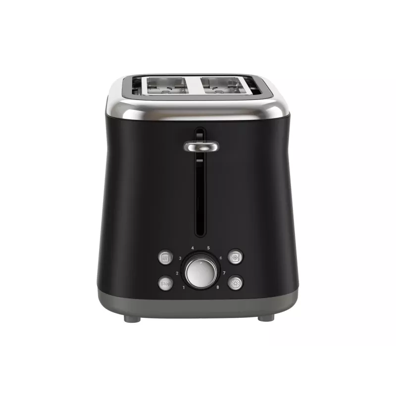 TEFAL Toaster TT7208E0 Collection Retro 850 W 2 Slots Stainless Steel Black