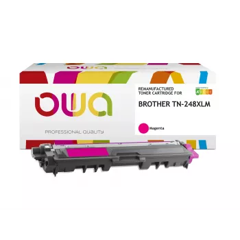 Armor OWA saderīga tonera kasetne magenta īpaši augstas ietilpības Brother TN248XLM