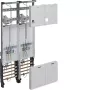 Hager ZK33X3T Pilns skaitītāju paneļa lauks 1050mm 2 skaitītāju vietas 2 sadales lauki NRW SH MV N-Sachsen