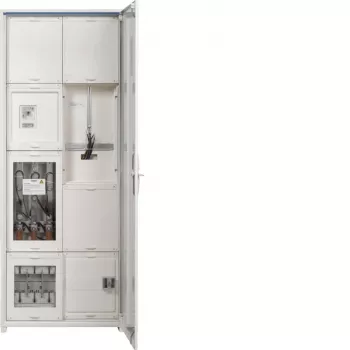 Hager universZ FP92W8N Transformatora mērīšanas skapis 1400x550x205 mm virsmas montāžas IP44 balts