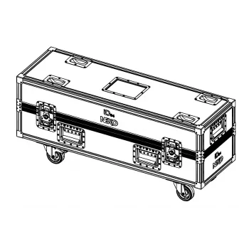 NEXO IDT-2CASE84 Transporta kaste ar riteņiem 2x ID84 / ID84T skaļruņiem