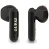 Guess 4G Metal Logo True Wireless Stereo Bluetooth Earbuds ar uzlādes futrāli (Melna)