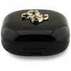 Guess 4G Metal Logo True Wireless Stereo Bluetooth Earbuds ar uzlādes futrāli (Melna)