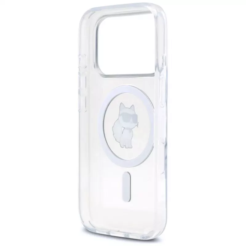 Karl Lagerfeld IML Choupette MagSafe Case for Apple iPhone 17 Pro Max, Transparent