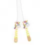 Janod Applepop Unicorn Jump Rope ar koka rokturiem 3+