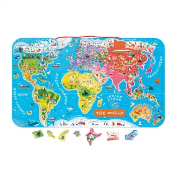 Janod Magnetic Puzzle World Map