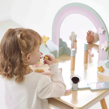 Janod Little Miss Unicorn Rotaļu Skaistumkopšanas Komplekts ar 10 Aksesuāriem 3+