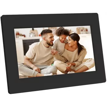 AGFAPHOTO APF700 Wi-Fi 7 collu digitālais foto rāmis ar 32GB atmiņu, IPS LCD skārienekrāns, kustības sensors, automātiskā pagriešana, melns