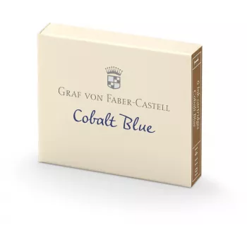 FABER-CASTELL Ink Cartridges Graf von Faber-Castell Cobalt Blue 6-Pack (141101)