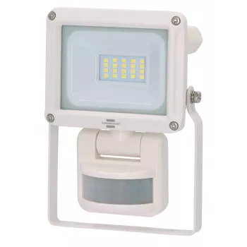 Brennenstuhl LED prožektors JARO 1060 P ar infrasarkano kustības sensoru, 10W, 1060lm, dienasgaismas balts 6500K, IP65, IK08, sienas stiprinājums, 1m kabelis