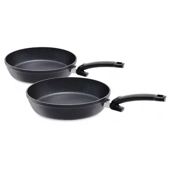 Fissler Adamant Comfort Cepšanas pannu komplekts 28cm + 24cm, nepiedegošs, indukcijai piemērots, 2 daļas