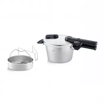Fissler Vitaquick Premium ātrvārāmais katls ar tvaicēšanas ieliktni, 2,5 l (602-210-02-070/0)