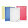 Pagna Elastic Band Document Folder A3 PP 3 Flaps Lime Green