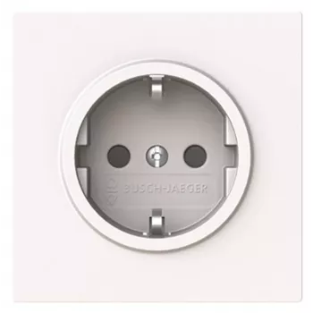 Busch-Jaeger SCHUKO kontaktligzda 20 EUCB-44G Safety+ Alpīnbaltā krāsā future® linear