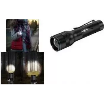 ANSMANN LED Laternas Adventure TA100BF, Melna ar jostas klipsi, Gaismas plūsma: 110 lūmeni, Darbības laiks: 4 stundas, 1 gab. (1600-0760)