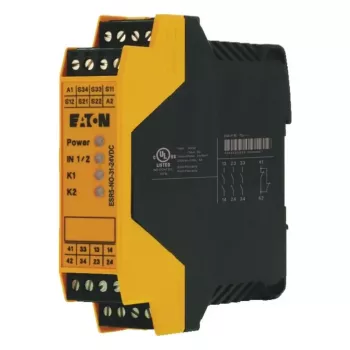 Eaton Drošības Relejs ESR5-NO-31-24VDC 24 V DC 3 NO + 1 NC Skrūvju Spailes DIN Sliede