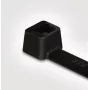 HellermannTyton T25R PA66 Melna kabeļu saite 205mm x 2.5mm 100 iepakojums