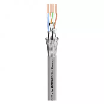 Sommer Cable SC-Mercator CAT.7 tīkla kabelis, FRNC, Ø 6.5 mm, pelēks (580-0306F)