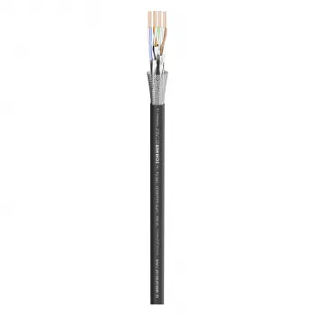 Sommer Cable SC-Mercator CAT.7 PUR tīkla kabelis, PUR, Ø 6,4 mm, melns, pārdod pa metriem (581-0071)