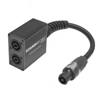 Sommer Cable SPY-N153 Skaļruņa spraudnis audio adapteris, taisns, antracīts