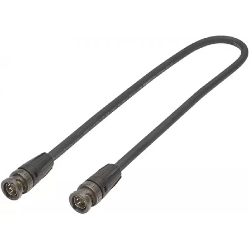 SOMMER CABLE V8GX-0200-SW-SW Video Patch Cable 4K SC-Vector PLUS 0.8/3.7 DZ BNC/BNC Black 2m