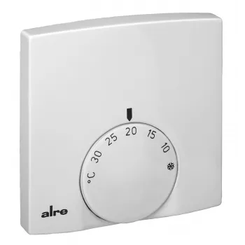 ALRE Telpas termostats, virsmas montāža, 5-30°C, NC kontakts, 2A, 230V, RTBSB-201.00