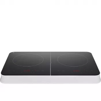 MEDION LIFE Double Induction Cooktop MD18493 (Melns, 3500 vati, 2x 20 cm)
