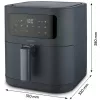 MEDION Life MD 11740 E40 XL gaisa fritieris, pelēks, 2150 W, 5.2 L grozs