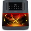 MEDION Life MD 11740 E40 XL gaisa fritieris, pelēks, 2150 W, 5.2 L grozs