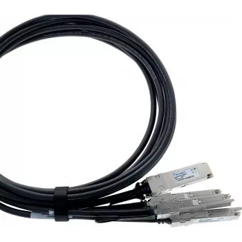 BlueLAN QDD-4ZQ100-CU2M-BL 400G QSFP-DD uz 4x100G QSFP56 Breakout DAC kabelis 2m