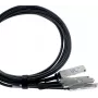 BlueLAN QDD-4ZQ100-CU2M-BL 400G QSFP-DD uz 4x100G QSFP56 Breakout DAC kabelis 2m