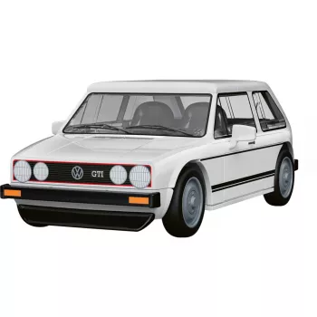 COBI Volkswagen Golf GTI (1976-1983) White 1:35 Scale Diecast Model Car