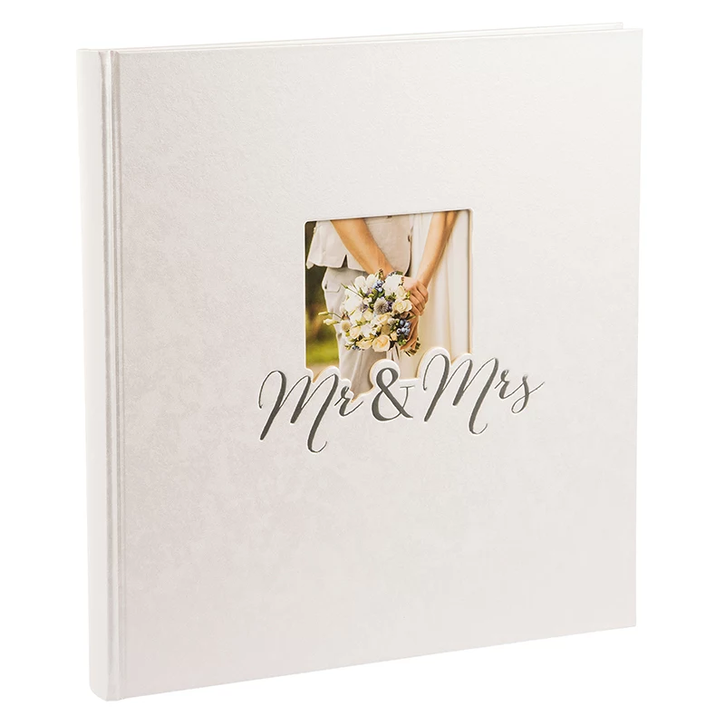 Goldbuch Mr. & Mrs. Fotoalbums 30x31 cm 60 baltas lapas Kāzu 08388