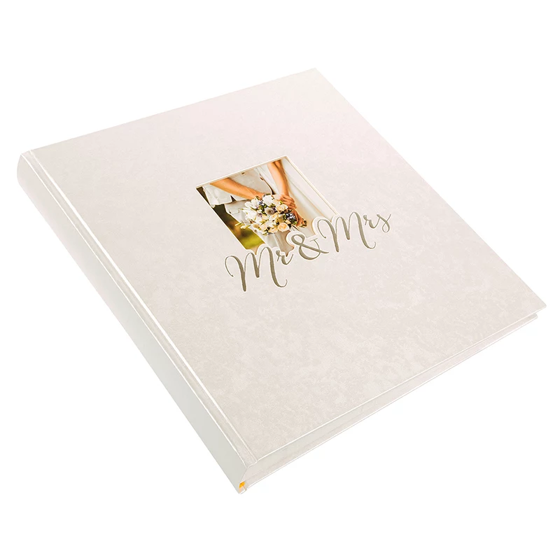 Goldbuch Mr. & Mrs. Fotoalbums 30x31 cm 60 baltas lapas Kāzu 08388