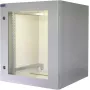 RESISTER 19 collu tīkla skapis Pro - IP66 āra un rūpniecībai - Skata durvis - 16U - 600x600 mm - Gaiši pelēks (RAL 7035) (90RR19WV166GG)