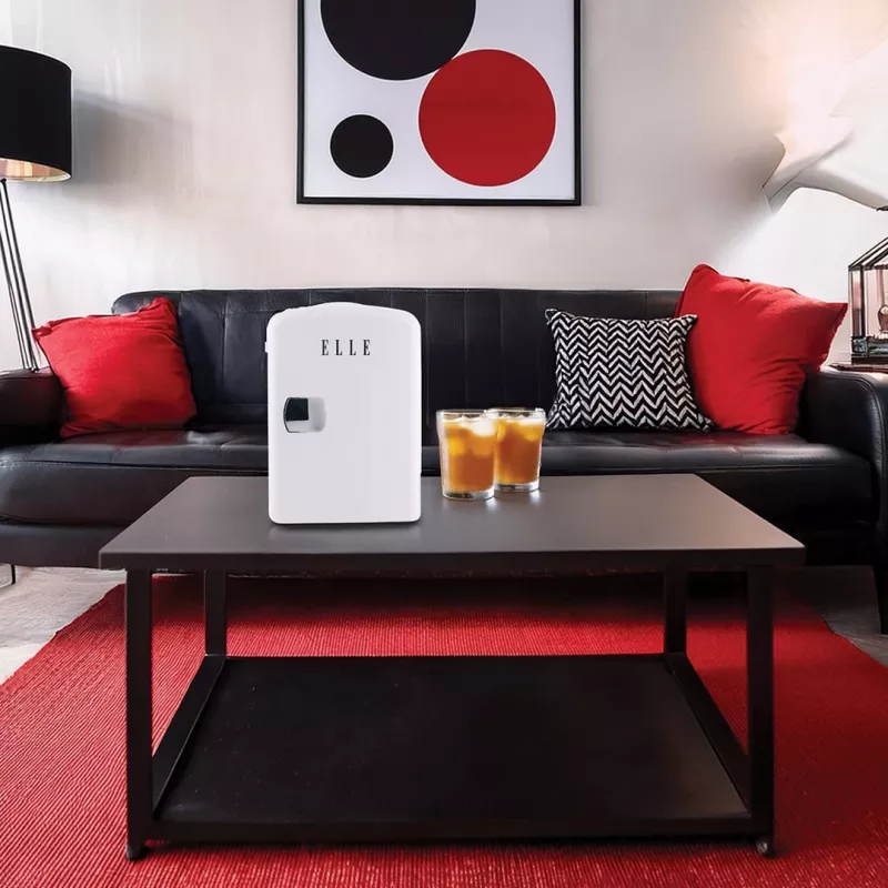 ELLE Home ESDAF101WHEU Mini Ledusskapis 4L Balts