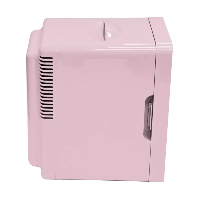 ELLE Home ESDAF01PUEU Mini ledusskapis ar LED grima spoguli 6L Violeta