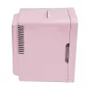 ELLE Home ESDAFX08PUEU mini ledusskapis ar LED kosmētikas spoguli 8L purpura