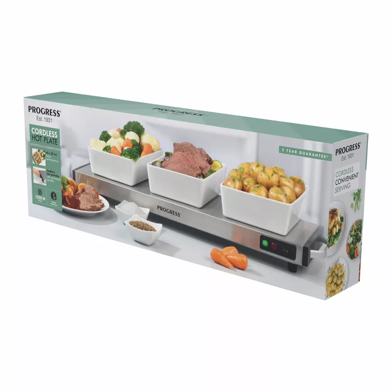 Progress EK2610PVDE Bezvadu karstā ūdens dozators 2.5L 2200W Sudrabs/Melns