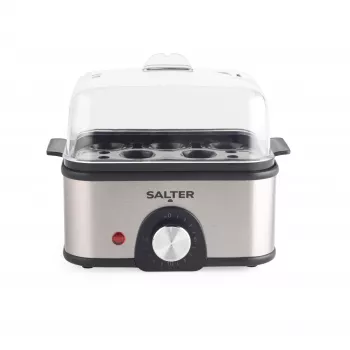 Salter EK6213VDE Multil Egg Cooker - 7 olu ietilpība, 350W, melns/sudrabs