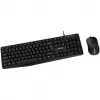 CANYON SET-1 EN Vadu tastatūras un peles komplekts Melns